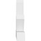 Ekena Millwork Saratoga Architectural Grade PVC Gable Bracket, 84"W x 31 1/2"H x 6"D x 6"F, 9/12 Pitch GBP084X32X0606SAR00 - alternate 3